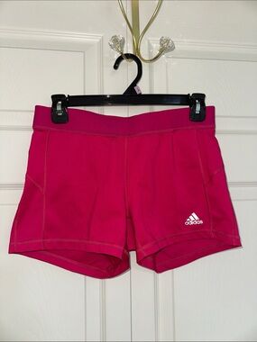 adidas Hot Pink Women's Performance Athletic Shorts
